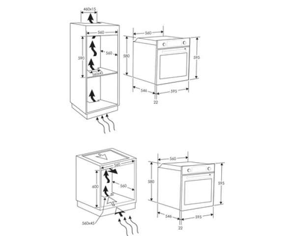 Candy FMBC 896S Backofen